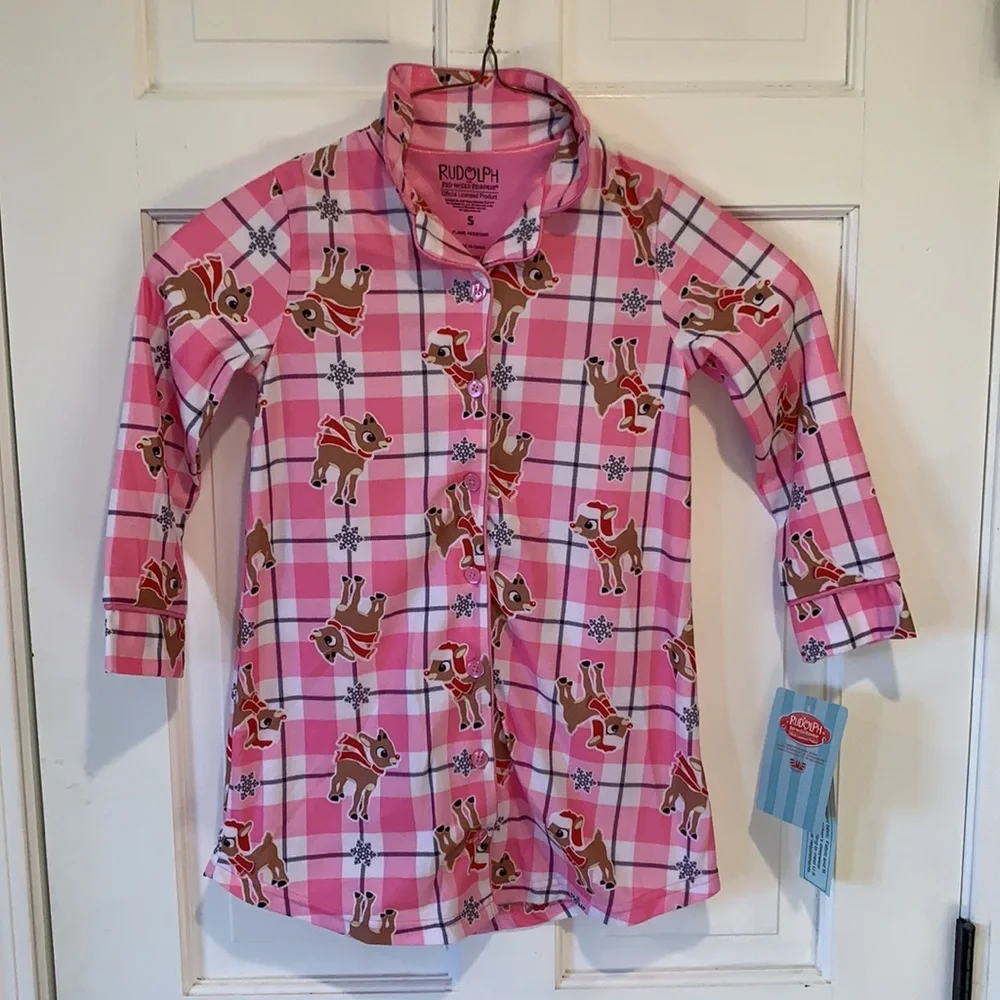 New Rudolph the Red Nose Reindeer Nightshirt Small